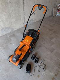 Tagliaerba a batteria LawnMaster 24V – 2 batterie