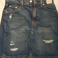 Decon iconic SKIRT Levi's 28 stone blue denim M