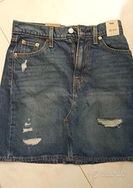 Decon iconic SKIRT Levi's 28 stone blue denim M