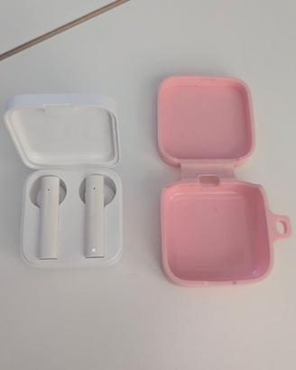 Auricolari wireless Xiaomi con custodia rosa