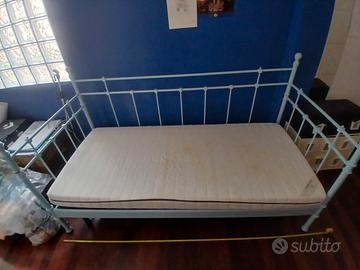 letto ferro battuto singolo