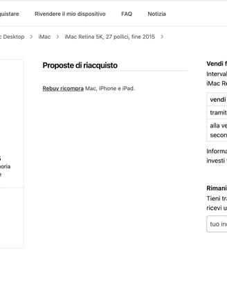 imac (Retina 5K, 27-inch, Late 2015) 3,3 GHz Intel
