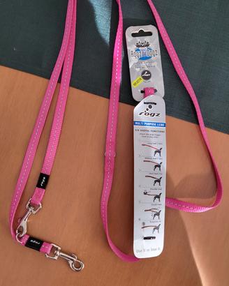 Guinzaglio Multifunzione Riflettente rosa NUOVO