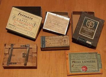Fotografia d'epoca:Telaio+Lastre+Carta 
