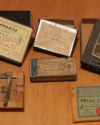 Fotografia d'epoca:Telaio+Lastre+Carta 