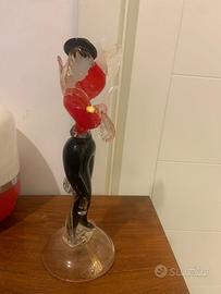 statua ballerino flamenco Murano anni 60
