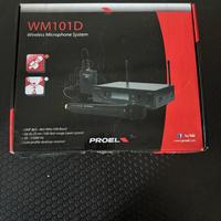 MICROFONI PALAMARI WIRELESS Proel WM 101 D