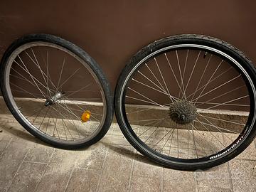 Ruote bici anteriore e posteriore Millennium