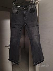 Jeans Zara neri flare tg 42