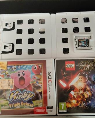 lotto 3 giochi Nintendo 3Ds con schedina