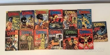 Lotto Kriminal 13 nri da 33 a 72, anche singoli.