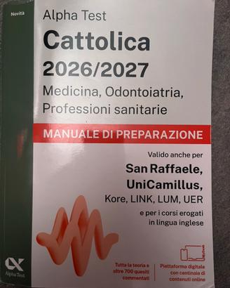 ALPHA TEST CATTOLICA 2026/2027