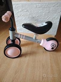 Bicicletta a spinta mini cuti rosa