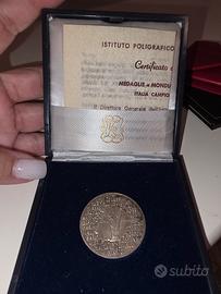 Medaglia Argento IPZS Italia campione del mondo 82