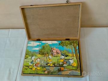 TOY WOOD ANNI '60 GIOCO IN LEGNO WALT DISNEY GARNI