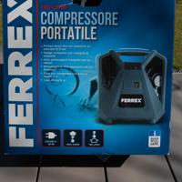 Compressore portatile Ferrex motore senza olio-Nuo