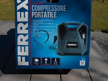 Compressore portatile Ferrex motore senza olio-Nuo