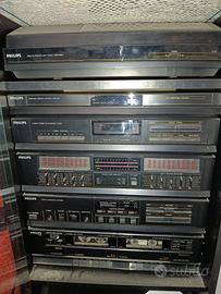 impianto hi-fi a rack verticale 