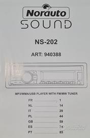 Autoradio NS 202 NORAUTO