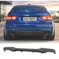 DIFFUSORE BMW E90 E91 LOOK M3 NERO OPACO