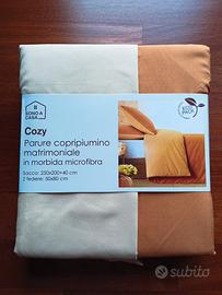 Parure copripiumino matrimoniale Nuovo 