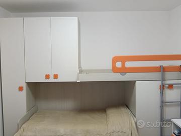 Cameretta soppalco 3 posti letto cm 350