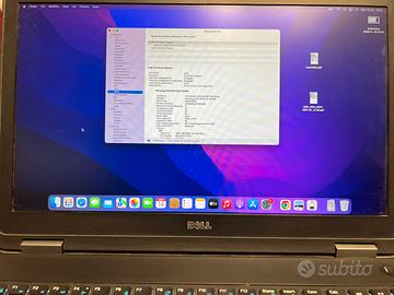 Hakintosh DELL E5570 i5/8 250 MacOs