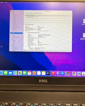 Hakintosh DELL E5570 i5/8 250 MacOs