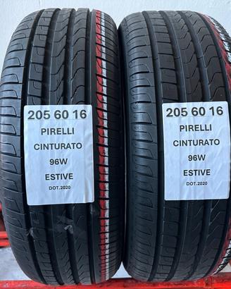 2 gomme 205 60 16 Pirelli