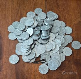 Lotto 130 monete 10 lire Spiga. 