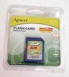 Flash Card Photo Series APACER SD 60X 2GB sigillat