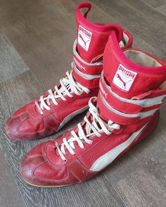 Puma - Racing high-top Shoes Vintage Red