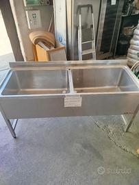 Lavello in acciaio inox L180