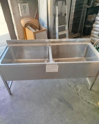 Lavello in acciaio inox L180