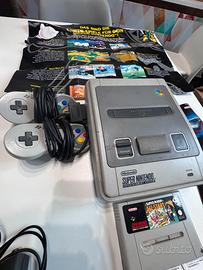 Super Nintendo SNES + Super mario all stars