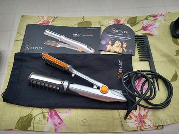 Piastra rullo con spazzola per capelli Instyler 