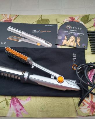 Piastra rullo con spazzola per capelli Instyler 