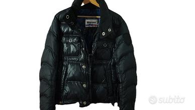 Blauer USA giacca piumino nera M lucida nylon M