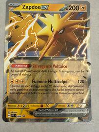 Carta pokemon Zapdos ex mega card