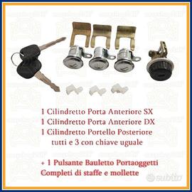 SET 3 CILINDRETTO PORTA PER SUZUKI SJ410 SJ413 NOT