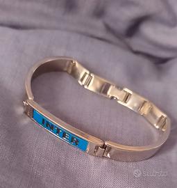Inter calcio bracciale acciaio 
