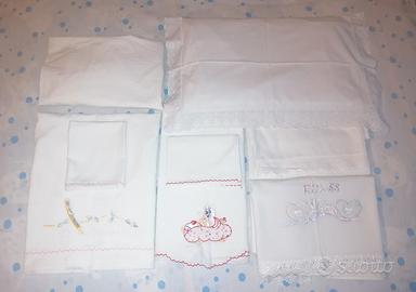 lenzuoline lettino bimba 