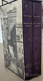 Due volumi Stendhal - Passeggiate romane