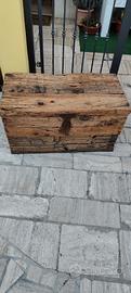 Baule in legno massello artigianale 