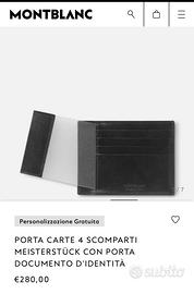 Porafoglio Mont Blanc uomo