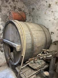 Botte di legno antico primi del 900