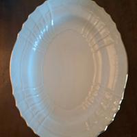 Vassoio ovale da portata Richard Ginori filo oro