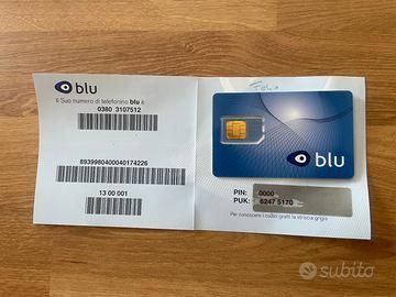 Sim card "Blu"