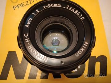 NIKKOR HC Auto 50 mm f 2 Normale Serie F