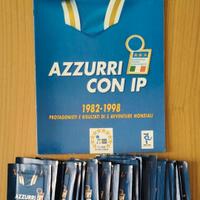 AZZURRI CON IP ALBUM VUOTO + 50 BUSTINE  